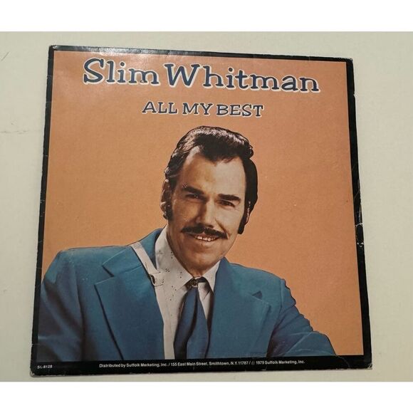 SLIM WHITMAN All My Best Original 1979 LIBERTY RECORDS 12" LP Vinyl Album - Picture 10 of 10